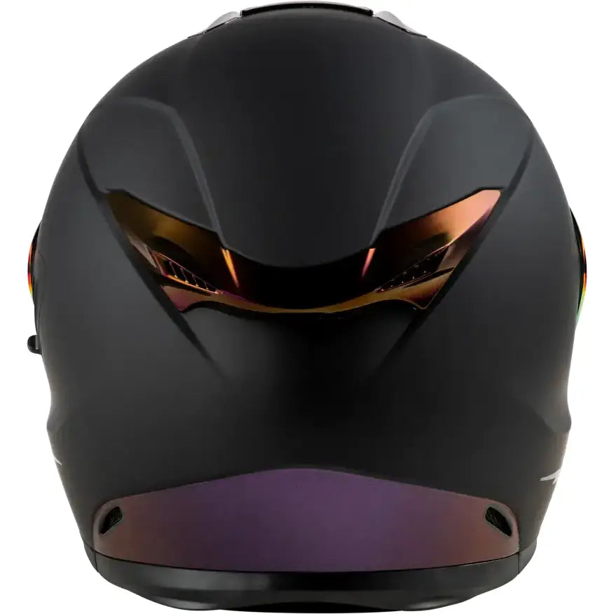 Sentinel Recon Helmet Matte Black/Purple Chrome Lg