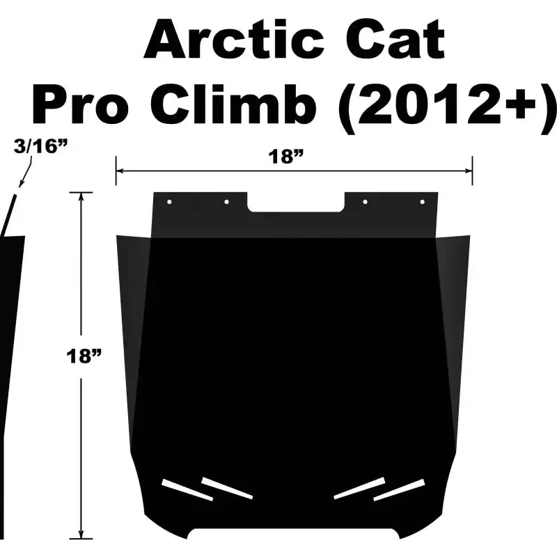 SF-012PCPB Snowflap  Arctic Cat Proclimb/M/Hcr 2012+