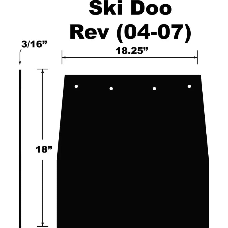 SF-REVPB Snowflap  Ski Doo Rev 04 07