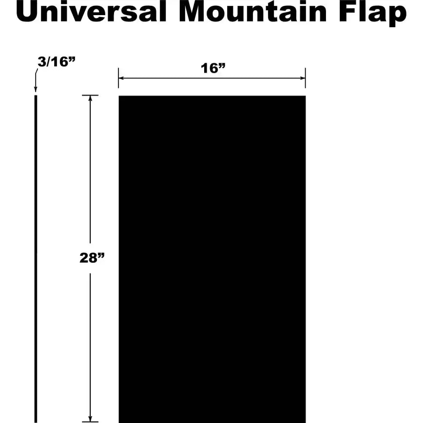 SF-UMFPB Mountain Snowflap Universal Black