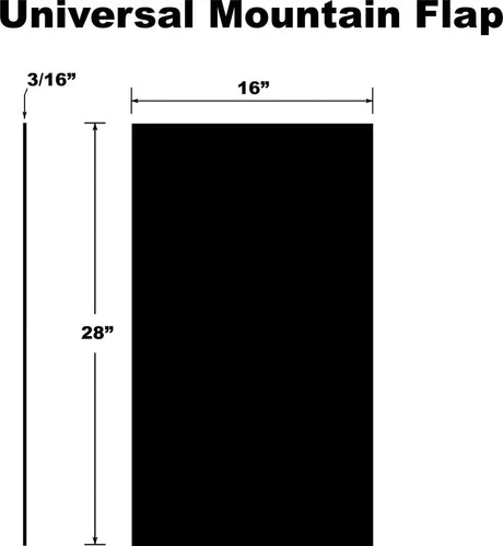 SF-UMFPB Mountain Snowflap Universal Black