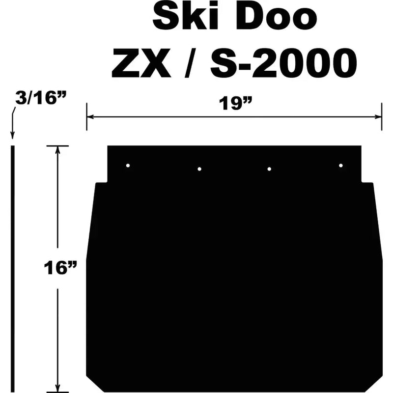 SF-ZX99PB Snowflap  Ski Doo Zx/S 2000 92 03