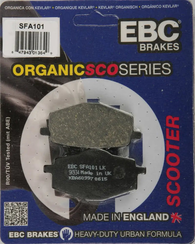 SFA101 Brake Pads Sfa101 Organic