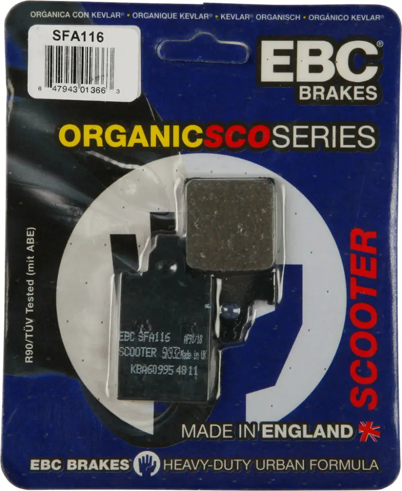 SFA116 Brake Pads Sfa116 Organic