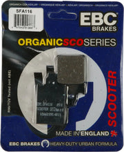 SFA116 Brake Pads Sfa116 Organic