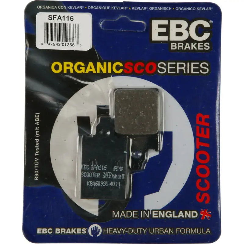 SFA116 Brake Pads Sfa116 Organic