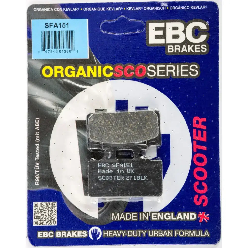 SFA151 Brake Pads Sfa151 Organic