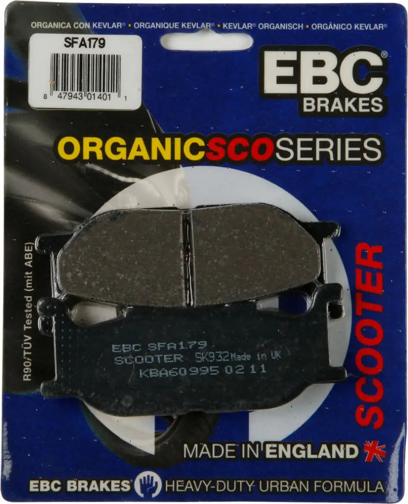 SFA179 Brake Pads Sfa179 Organic