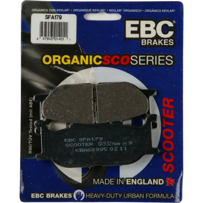 SFA179 Brake Pads Sfa179 Organic
