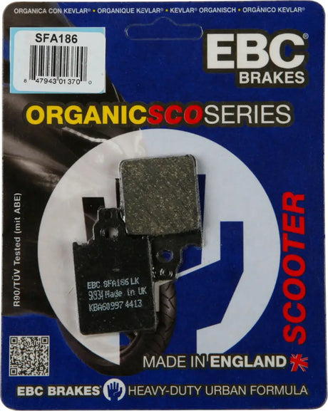 SFA186 Brake Pads Sfa186 Organic