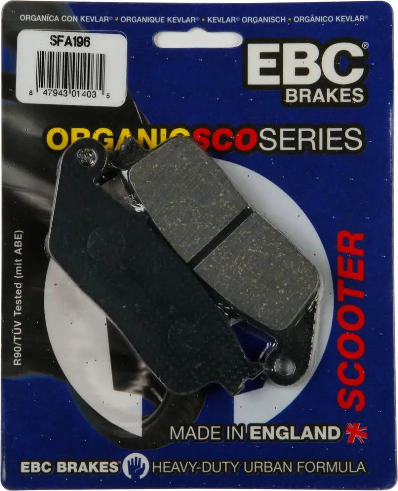 SFA196 Brake Pads Sfa196 Organic