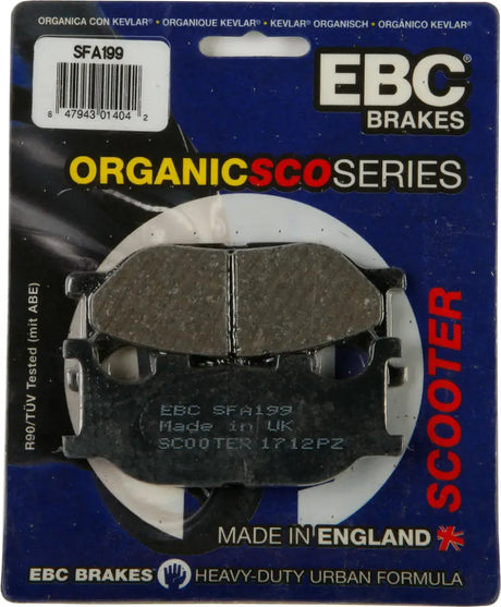 SFA199 Brake Pads Sfa199 Organic
