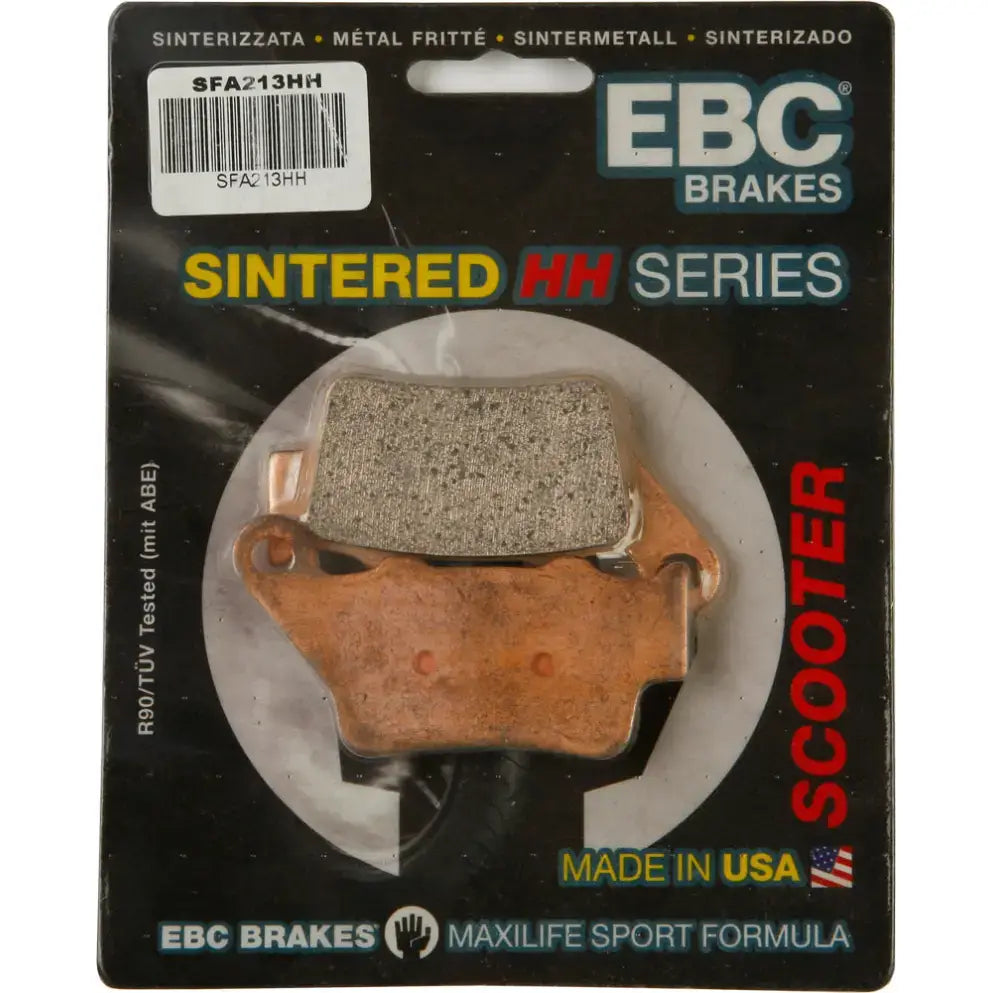EBC SFA213HH Double H Sintered Brake Pads for scooters, high-performance stopping power