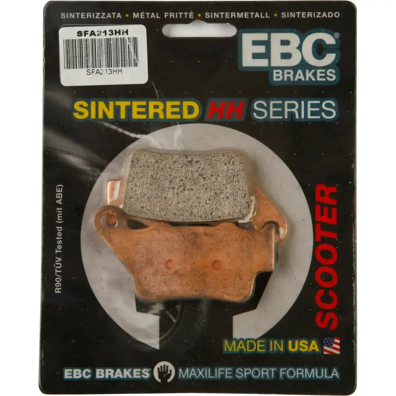 EBC SFA213HH Double H Sintered Brake Pads for scooters, high-performance stopping power