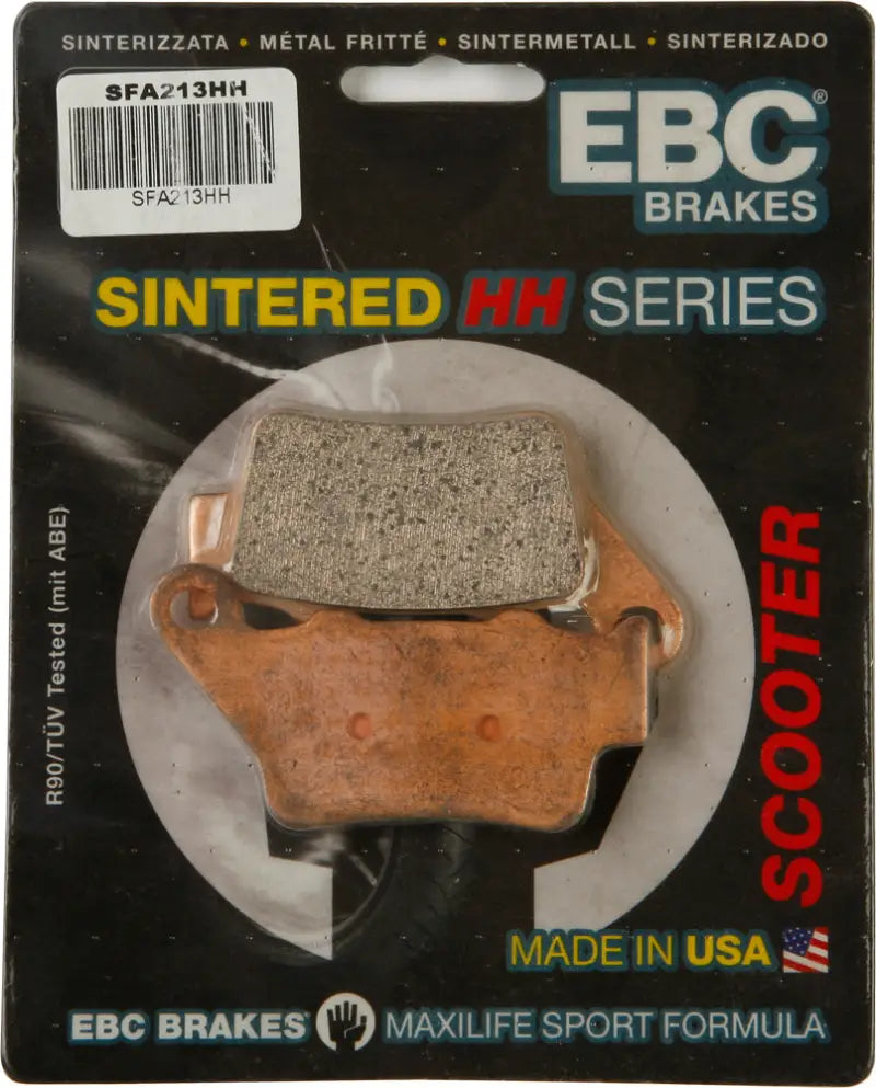 EBC SFA213HH Double H Sintered Brake Pads for scooters, high-performance stopping power