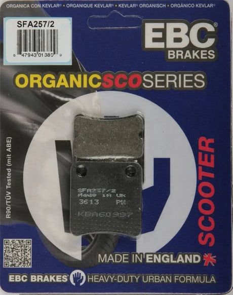 SFA257/2 Brake Pads Sfa257/2 Organic