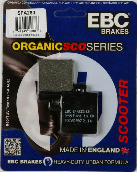 SFA260 Brake Pads Sfa260 Organic