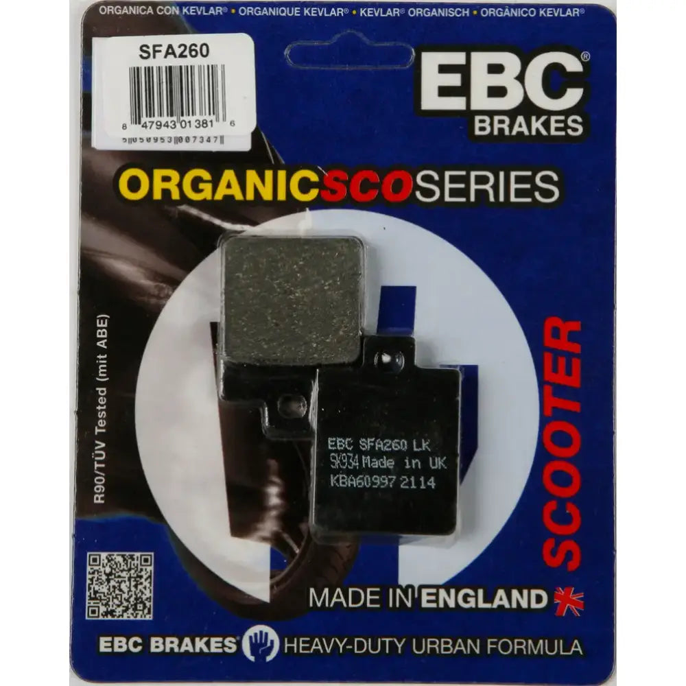 SFA260 Brake Pads Sfa260 Organic