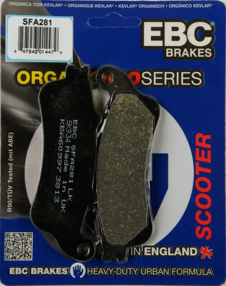 SFA281 Brake Pads Sfa281 Organic