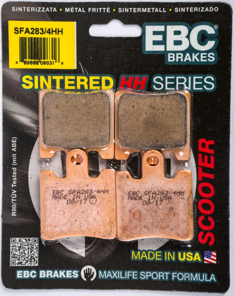 EBC SFA283/4HH Sintered HH Brake Pads for Scooter Brake Pads Upgrade