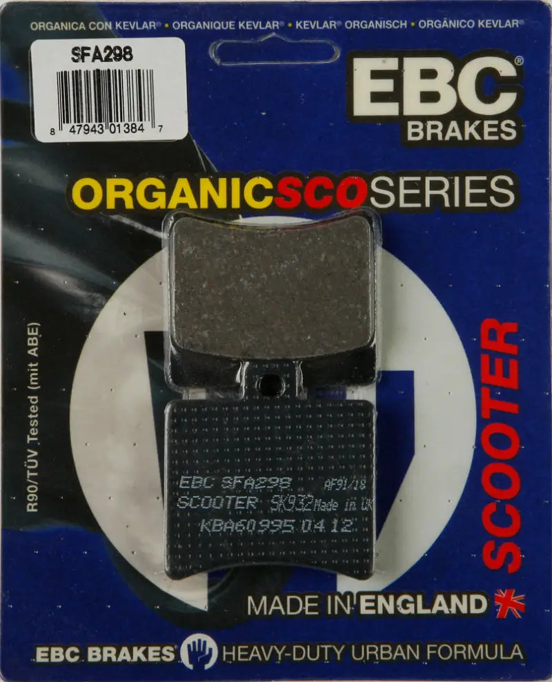 SFA298 Brake Pads Sfa298 Organic