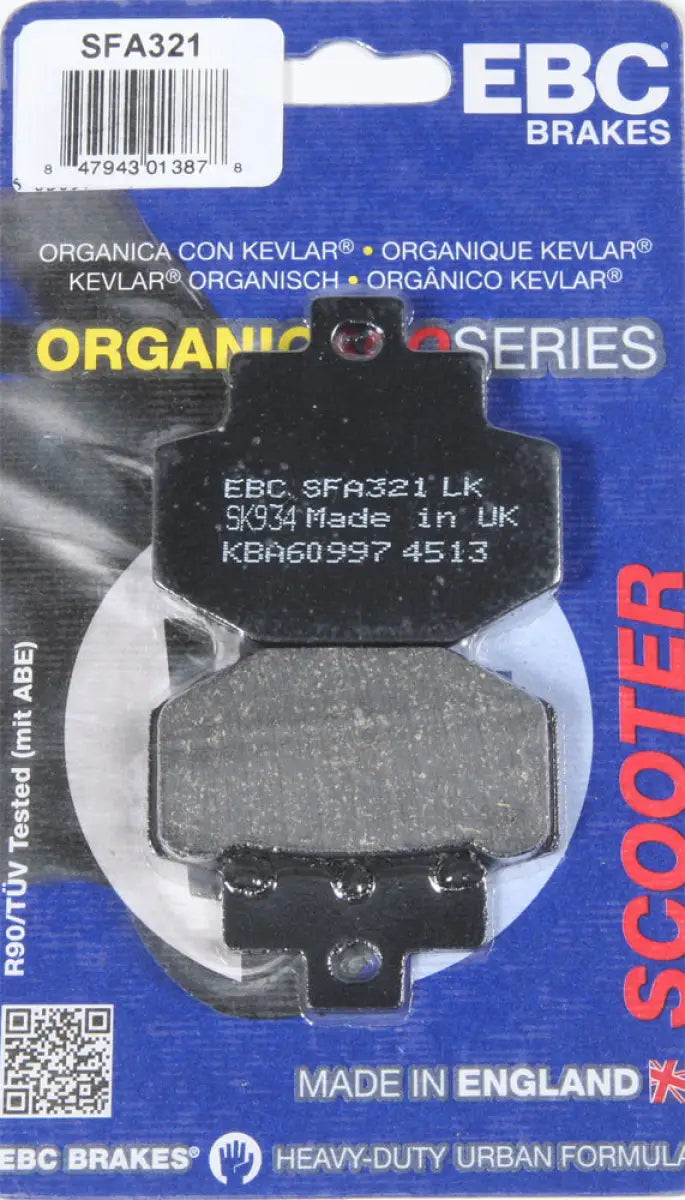 SFA321 Brake Pads Sfa321 Organic