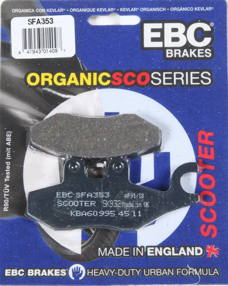 SFA353 Brake Pads Sfa353 Organic