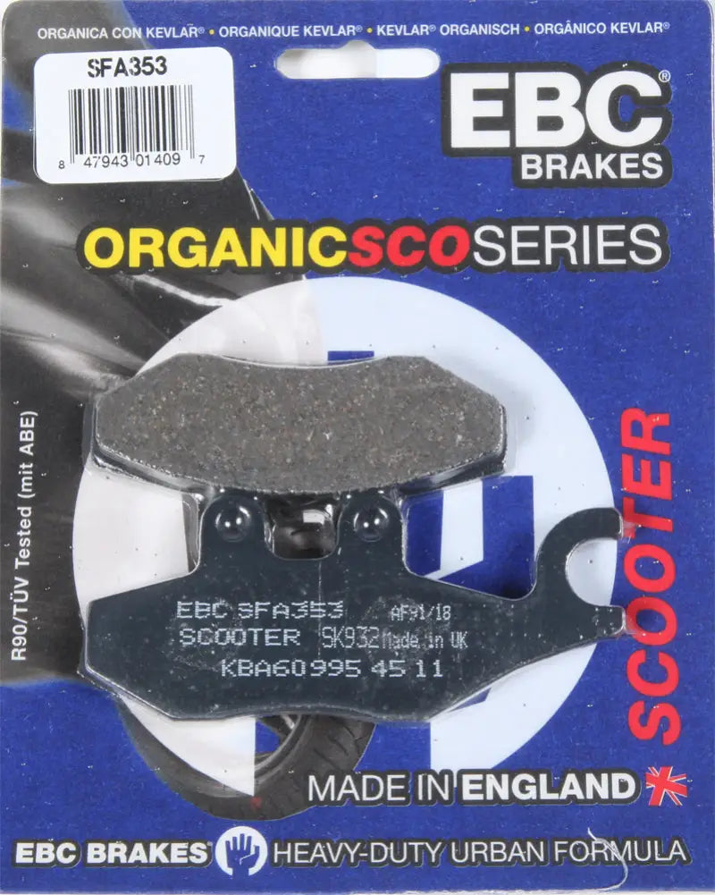 SFA353 Brake Pads Sfa353 Organic