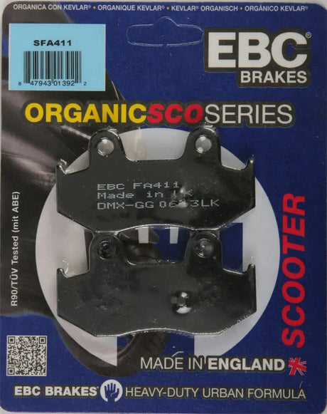SFA411 Brake Pads Sfa411 Organic