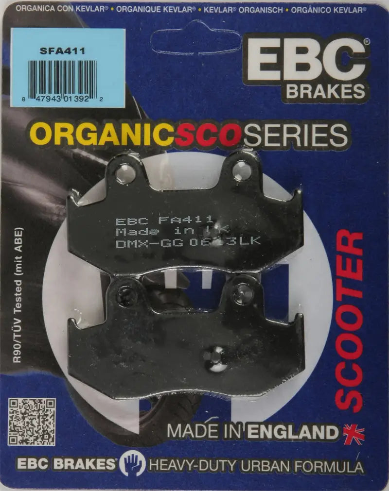 SFA411 Brake Pads Sfa411 Organic