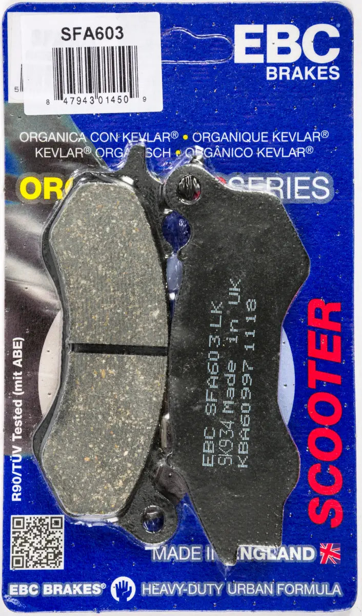 SFA603 Brake Pads Sfa603 Organic