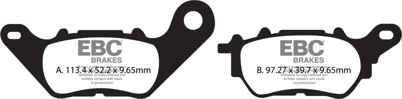 SFA706 Ebc Brake Pads Sfa706 Organic Scooter - RV and Auto Parts