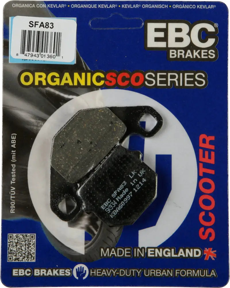 SFA83 Brake Pads Sfa83 Organic