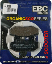 SFA86 Brake Pads Sfa86 Organic