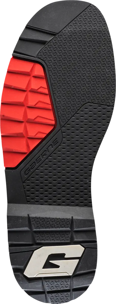Sg 22 Boot Sole Pair Black/Red Sz 10 - Powersports