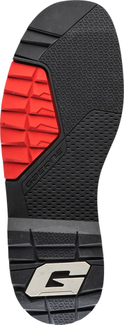Sg 22 Boot Sole Pair Black/Red Sz 13 - Powersports