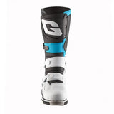 White black and blue motocross boot Sg 22 with guard dual for RV parts & accessories