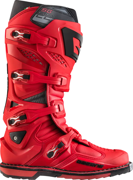 GAERNE Sg 22 Boots Red Sz 07 for Powersports