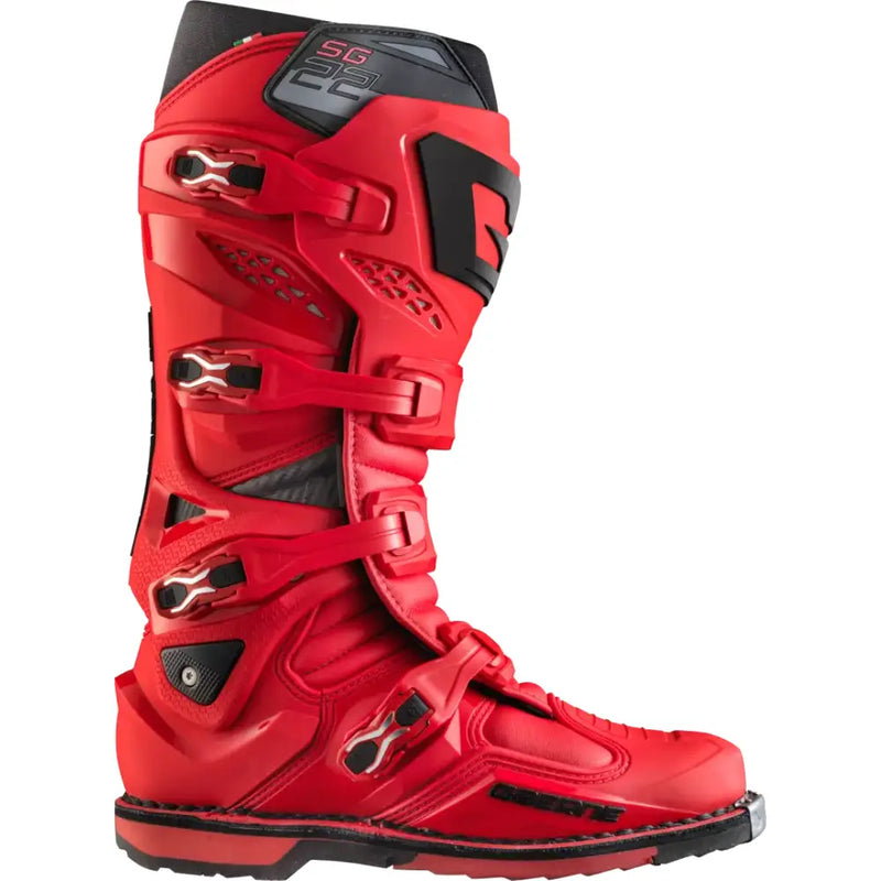 GAERNE Sg 22 Boots Red Sz 08 for Powersports