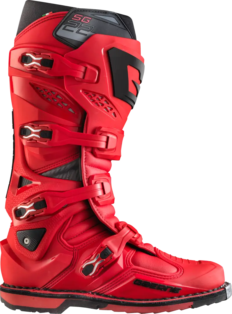 GAERNE Sg 22 Boots Red Sz 09 for Powersports