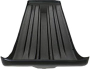 Black plastic car floor mat with ribbed surface for SG100-BK Ski Guard Protectors