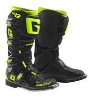 GAERNE Sg12 Boots Black/Yellow Fluo Sz 7 for Powersports