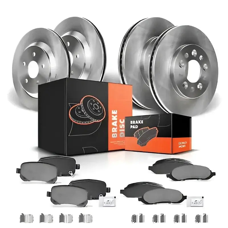 SGD1021C R/M brakes disc brake pad set showing brake rotors and pads