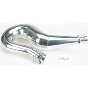 Polished chrome Sgl Pipe Ski Doo exhaust with expansion chamber for two-stroke engines