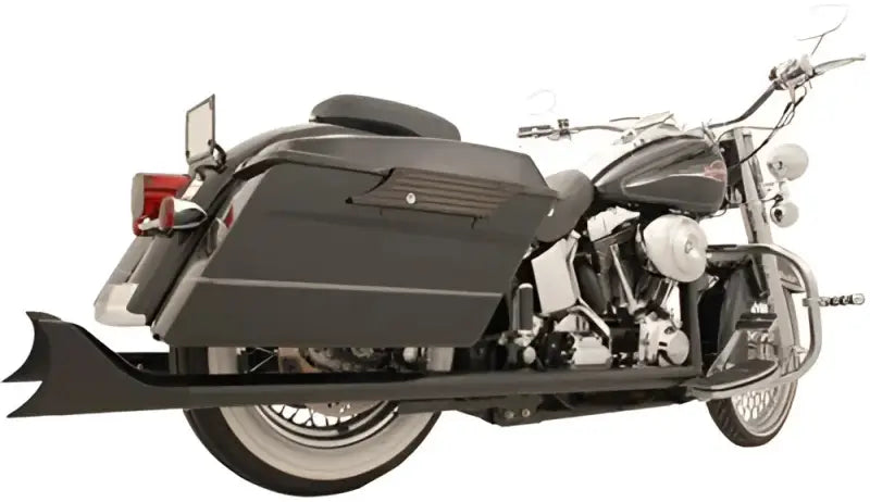 Sharktail Dual System Black 2.5"Odx32" `97 06 Softail 