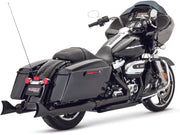 FREEDOM Sharktails Slip Ons 4" Black `17 Up Flt/H for Powersports