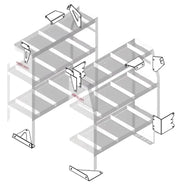 9751-3-01 Van Storage System Shelf Mounting Bracket