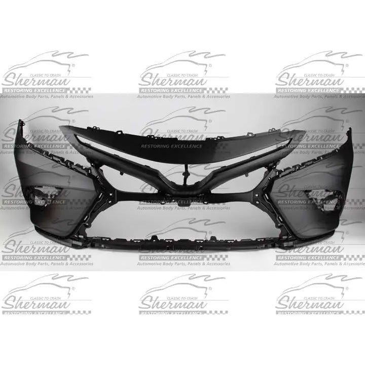 Sherman Parts TOCAMR18B-87-0 W/O Parking Sensors - Front Bumper Cover Hybrid