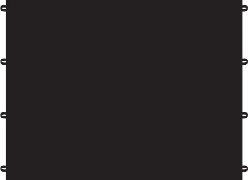 Canopy Full Wall Black 10'X10'