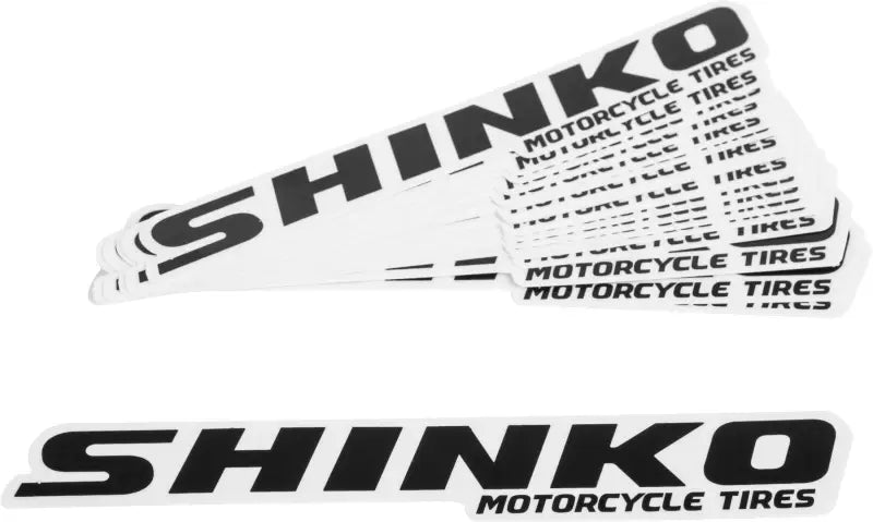 6" Shinko Decal - Black Pack Of 20